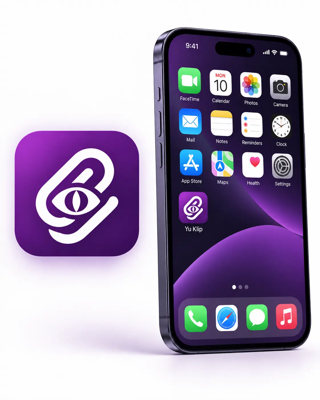 Yu GET app instalada en un teléfono